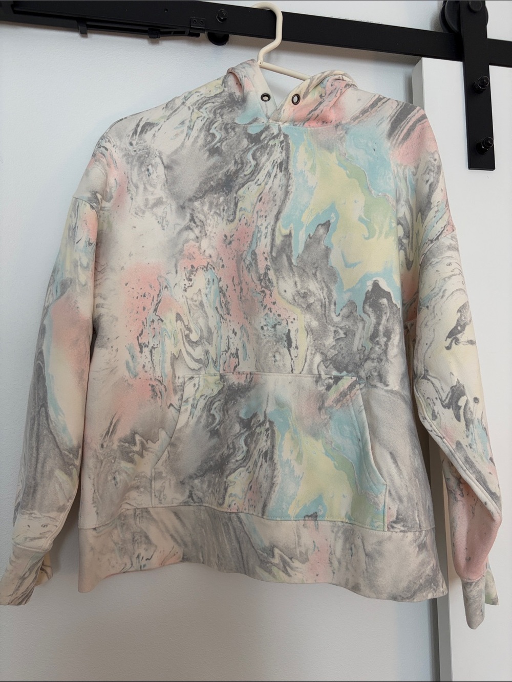 Rails Maren Hoodie - Ivory Pastel Print Hoodie - Size S